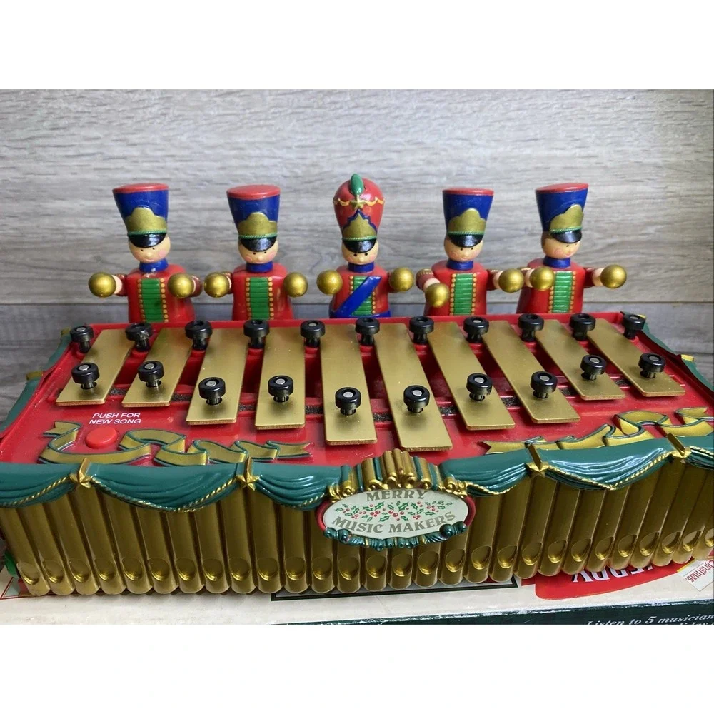 Vintage‎ 1996 Mr. Christmas Merry Music Makers Soldiers 20 Holiday Tunes Working